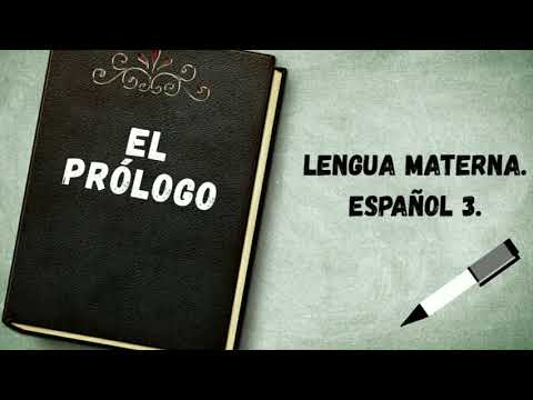 EL PRÓLOGO : características. Índice en la descripción.