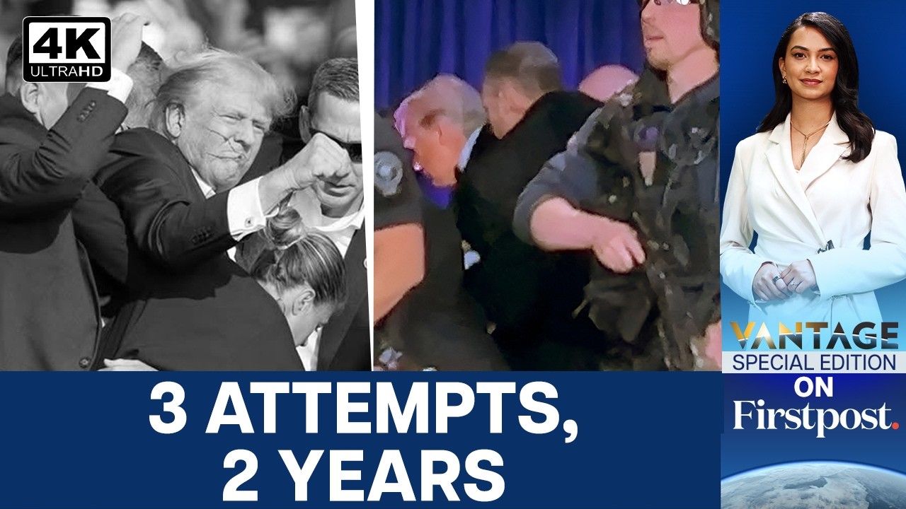 Trump Shooting Scare: Timeline of Assassination Attempts, Shootings and Threats | Vantage | 4K