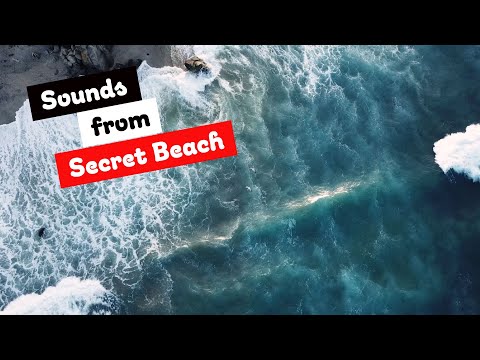 Ocean Ambience on Secret Beach with Paradise View for Relaxation, Anxiety, Stress, and Depression