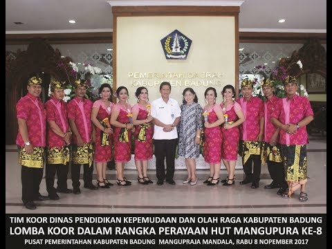 HUT Mangupura Ke-8 bersama Tim Koor Disdikpora Kabupaten Badung 2017