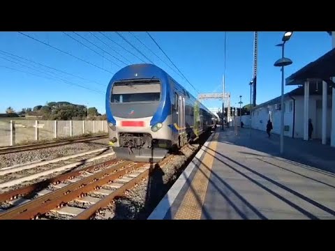 taf laziale 050 in partenza alla stazione di storta+Tratta Viterbo porta Fiorentina - Roma Ostiense