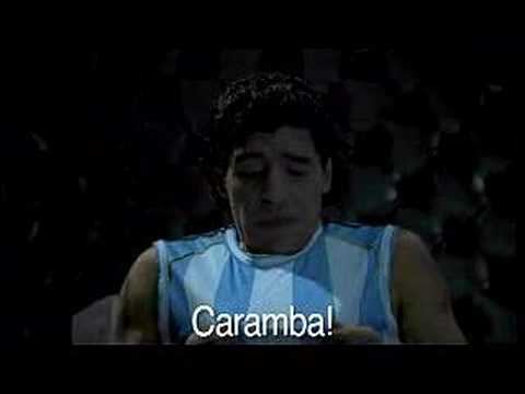 Guarana Antarctica Maradona - SUBTITLED!!!