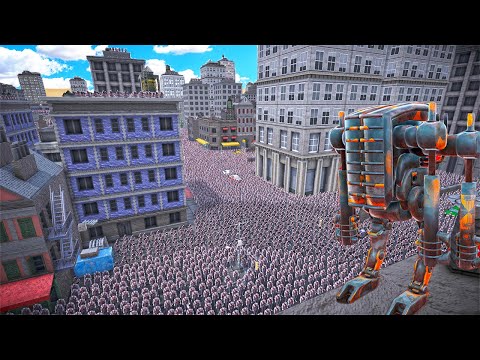 Abandoned City Chaos: T-831 TERMINATOR vs. Slaanesh Daemonette in Ultimate Epic Battle Simulator 2