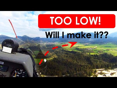 Just Making it Home With 50m to Spare - LS4 Unterwössen