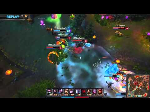 (2014 Spring) NA LCS W1D1: CRS vs CST - Team Fight