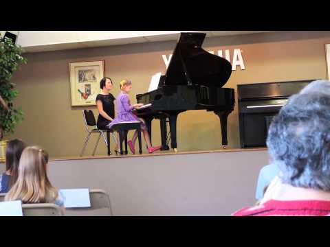 Cassandra's Let it Go Piano Recital Spring 2014
