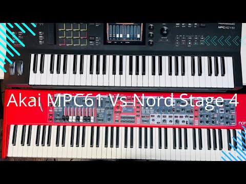 AKAI MPC 61 VS NORD STAGE 4- Piano Comapare