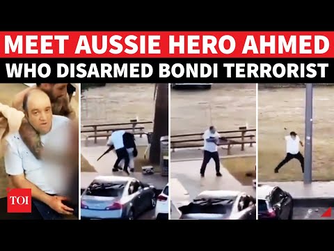 Australian Hero Ahmad El Ahmed: Watch How He Ambushed Sydney Attacker & Disarmed Him | Bondi Beach