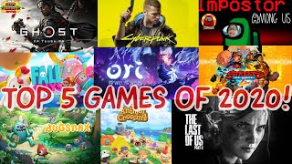 Top 5 games of 2020! The best Video Games of 2020!