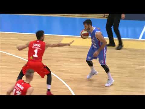 Ljubičić knocks down the crucial 3-pointer (Cedevita - Igokea, 8.10.2017)