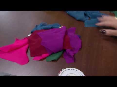 Mulher.com - 17/06/2016 - Capa de puff com retalhos de seda - Angela Freire PT1