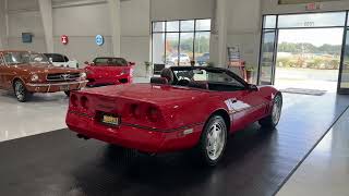 1989 Chevrolet Corvette Convertible Start Up