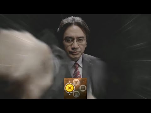 STANDING HERE, I REALIZE but it's REGGIE vs IWATA
