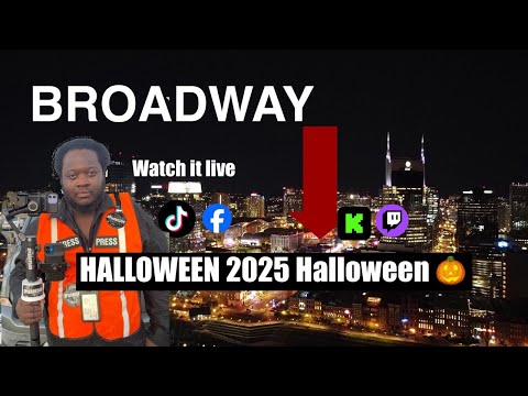 NASHVILLE LIVE  BROADWAY HALLOWEEN BAR CRAWLING AND STREET