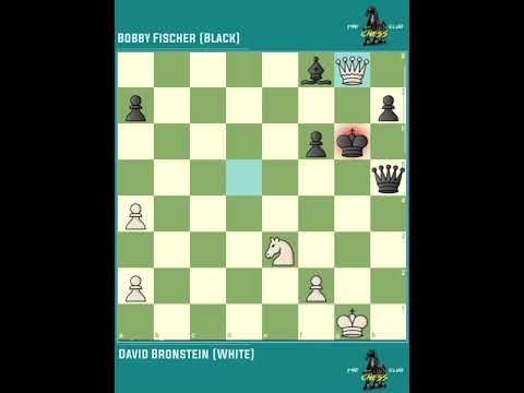 David Bronstein vs Bobby Fischer ◉ It Chess Open | Mar del Plata - Argentina, 1960.