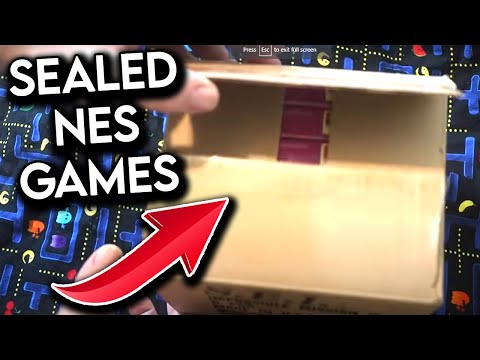 I can't believe I received a sealed box of sealed NES games!