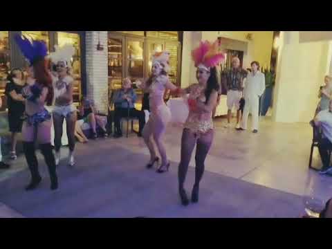 Our Samba Dancers and Drums Players at Lobster Bar Sea Grill