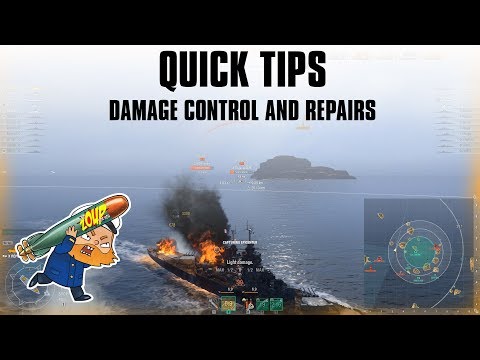 World of Warships Quick Tips Damage Control and Repairs