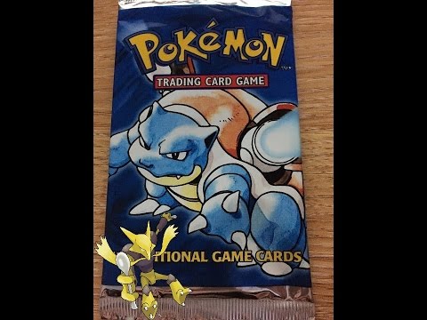 ★ Opening a Blastoise 1999-2000 UK Base Set booster pack!