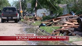 Lake Charles neighborhood ravaged by tornado
