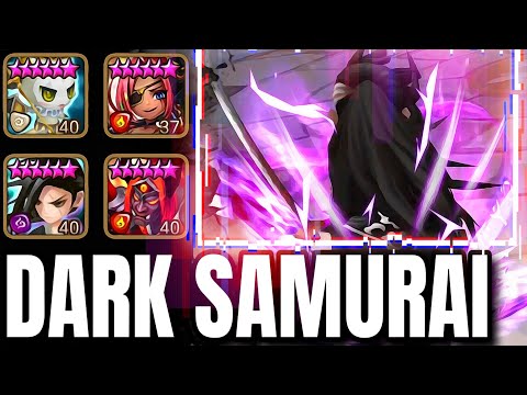Samurai Sige Brutally Slashes his Enemies!! - Summoners War