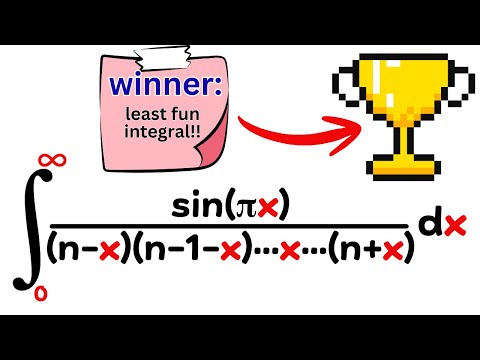 the gnarliest integral on the channel in a long time....