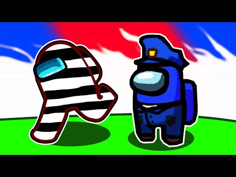 GIOCHIAMO LA NUOVA MODALITÀ GUARDIA E LADRI  SU AMONG US!!