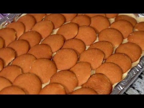 Homemade Banana Pudding Christmas edition #bananapudding #recipe 