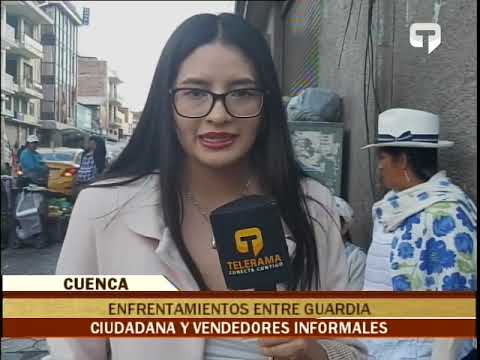 Enfrentamientos entre guardia ciudadana y vendedores informales