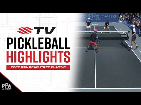 Collin Johns Backhand Pickleball Highlight - 2022 PPA Peachtree Classic Men's Doubles