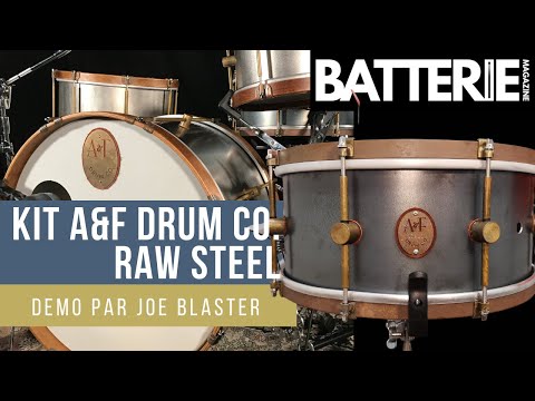 Kit A&F Drum Co. Raw Steel - DEMO | Batterie Magazine #182