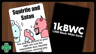1,000 BLANK WHITE CARDS - "Squirtle & Satan" | Stephen & Friends