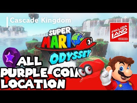 Las 50 MONEDAS MORADAS del REINO de las CATARATAS - Super Mario Odyssey - Stone Coins