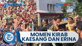 Momen Kemeriahan Kirab Pengantin Kaesang dan Erina, Disambut Riuh Warga yang Menyaksikan