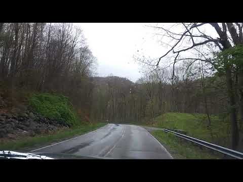 Manejando en la montaña de virginia