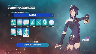 How to Unlock Erisa in Fortnite | Battle Pass Rewards Page 8