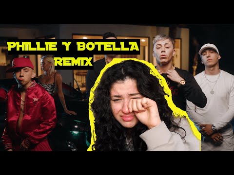 italiana REACCIONA a "PHILLIE Y BOTELLA REMIX" de Nickoog Clk Ft Simon La Letra , Standly , Pailita