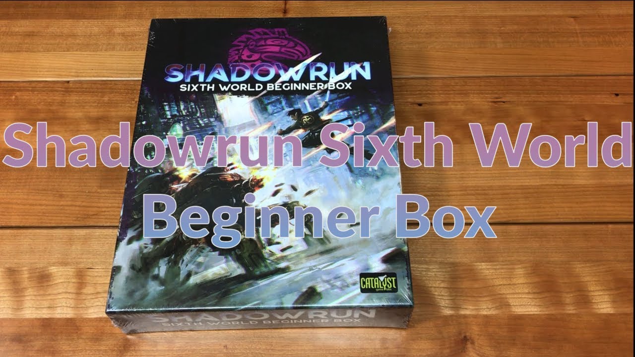 Let's Open the Shadowrun Sixth World Beginner Box