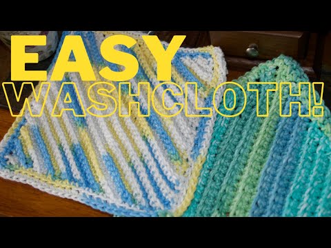 Corner-to-Corner Crochet Washcloth Tutorial: Quick, Easy, and Perfect for Beginners