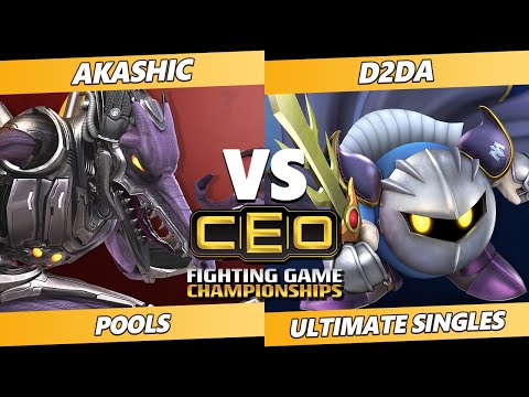CEO 2021 - Akashic (Ridley) Vs. D2DA (Meta Knight) SSBU Ultimate Tournament