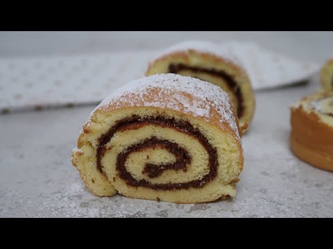 Rotolo giapponese con la Nutella | Ricetta facile