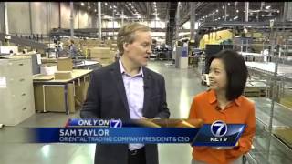 KETV given exclusive look at Oriental Trading Company's Headquarters
