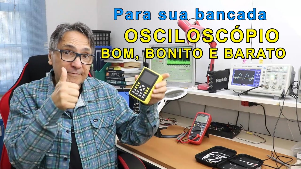 FNIRSI 5012 - Um osciloscópio bom bonito e barato para sua bancada! - Dicas de medição no dia a dia