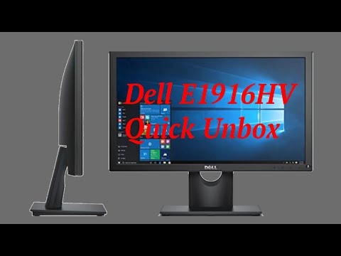 Dell E1916hv | Quick Unbox | Under Budget Monitor