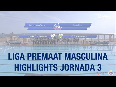 Resumen Partido de la Jornada 19/20  Quadis Mataró - CE Mediterrani Jornada 3 (M)