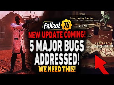 NEW Hotfix Addressing Major Bugs Coming to Fallout 76 Next Week!