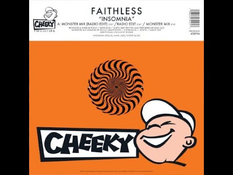 Faithless - Insomnia (Monster Mix Radio Edit) - Black Friday 2025 Limited Edition Zoetrope Vinyl