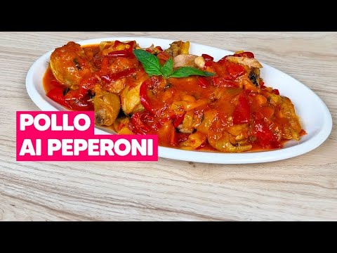 POLLO AI PEPERONI 🫑 l'idea per una CENA FACILE E VELOCE