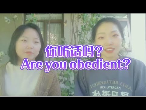 你聽話嗎?