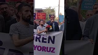 Amed’de kadın cinayetlerine karşı ses yürüyüşü basın açıklamasıyla sona erdi